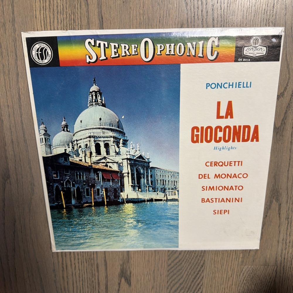 Ponchielli La Gioconda Gavazzeni LP SEALED London OS-25114 (1959) Mint